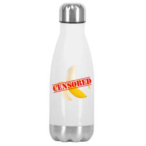 Censored Naked Banana Stainless Steel Insulated Water Bottle