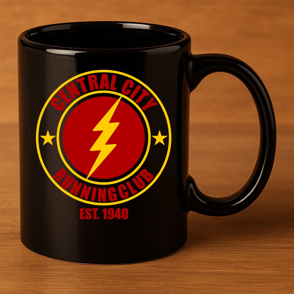 Central City Running Club Est. 1940 Parody 11oz C Handle Ceramic Mug
