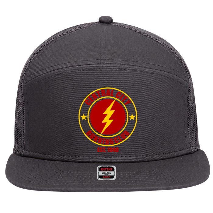 Central City Running Club Est. 1940 Parody 7 Panel Mesh Trucker Snapback Hat
