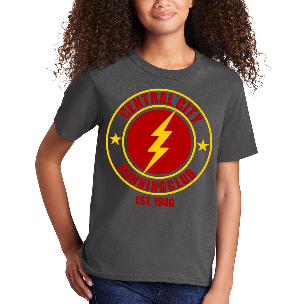 Central City Running Club Est. 1940 Parody Kids T-Shirt