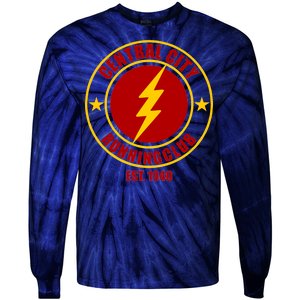 Central City Running Club Est. 1940 Parody Tie-Dye Long Sleeve Shirt