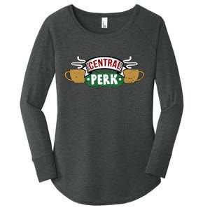 Central Perk Women's Perfect Tri Tunic Long Sleeve Shirt