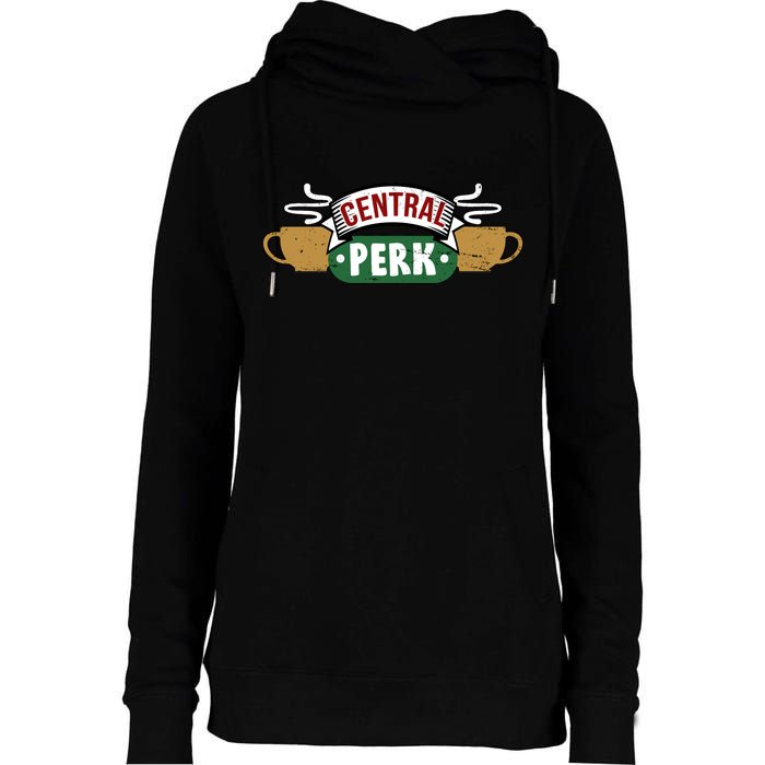 Central Perk Womens Funnel Neck Pullover Hood