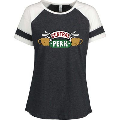 Central Perk Enza Ladies Jersey Colorblock Tee