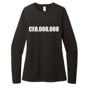 CEO,000,000 Entrepreneur Womens CVC Long Sleeve Shirt