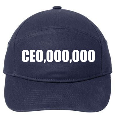 CEO,000,000 Entrepreneur 7-Panel Snapback Hat