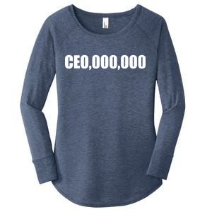 CEO,000,000 Entrepreneur Women's Perfect Tri Tunic Long Sleeve Shirt