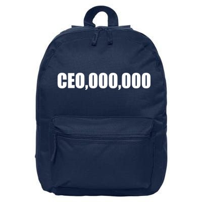 CEO,000,000 Entrepreneur 16 in Basic Backpack