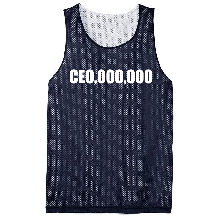 CEO,000,000 Entrepreneur Mesh Reversible Basketball Jersey Tank