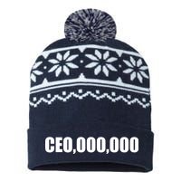 CEO,000,000 Entrepreneur USA-Made Snowflake Beanie