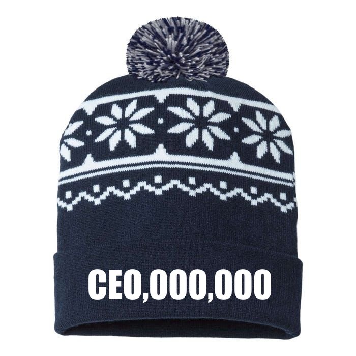 CEO,000,000 Entrepreneur USA-Made Snowflake Beanie