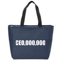 CEO,000,000 Entrepreneur Zip Tote Bag