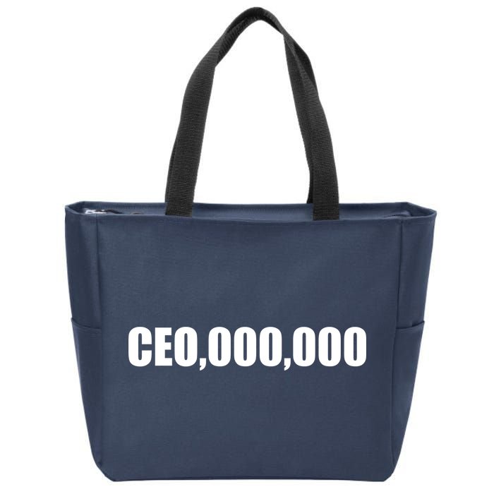 CEO,000,000 Entrepreneur Zip Tote Bag