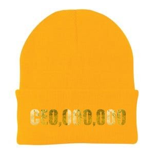 CEO,000,000 Entrepreneur Limited Edition Knit Cap Winter Beanie