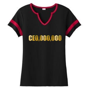 CEO,000,000 Entrepreneur Limited Edition Ladies Halftime Notch Neck Tee