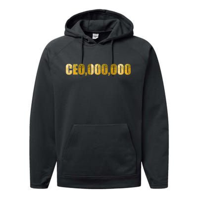 CEO,000,000 Entrepreneur Limited Edition Performance Fleece Hoodie