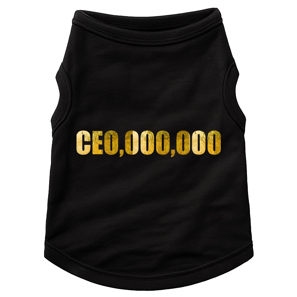 CEO,000,000 Entrepreneur Limited Edition Doggie Tank