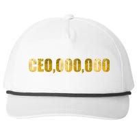 CEO,000,000 Entrepreneur Limited Edition Snapback Five-Panel Rope Hat