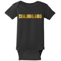 CEO,000,000 Entrepreneur Limited Edition Baby Bodysuit