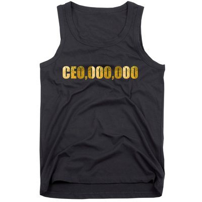 CEO,000,000 Entrepreneur Limited Edition Tank Top