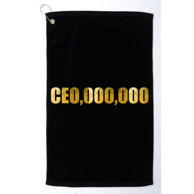 CEO,000,000 Entrepreneur Limited Edition Golf Towel