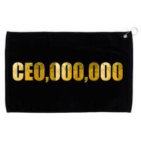 CEO,000,000 Entrepreneur Limited Edition Grommeted Golf Towel