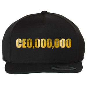 CEO,000,000 Entrepreneur Limited Edition Wool Snapback Cap