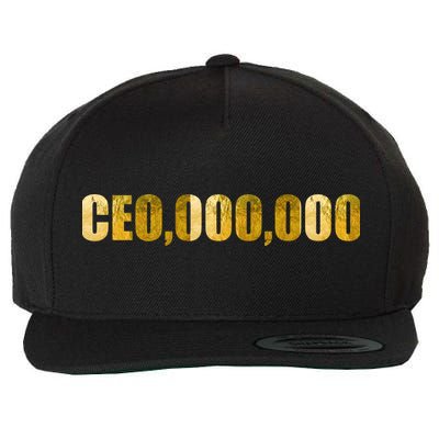 CEO,000,000 Entrepreneur Limited Edition Wool Snapback Cap