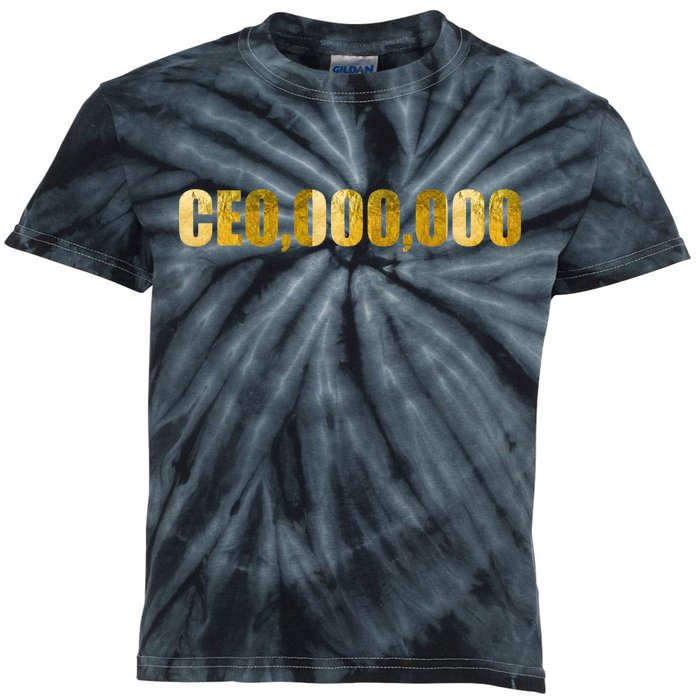 CEO,000,000 Entrepreneur Limited Edition Kids Tie-Dye T-Shirt