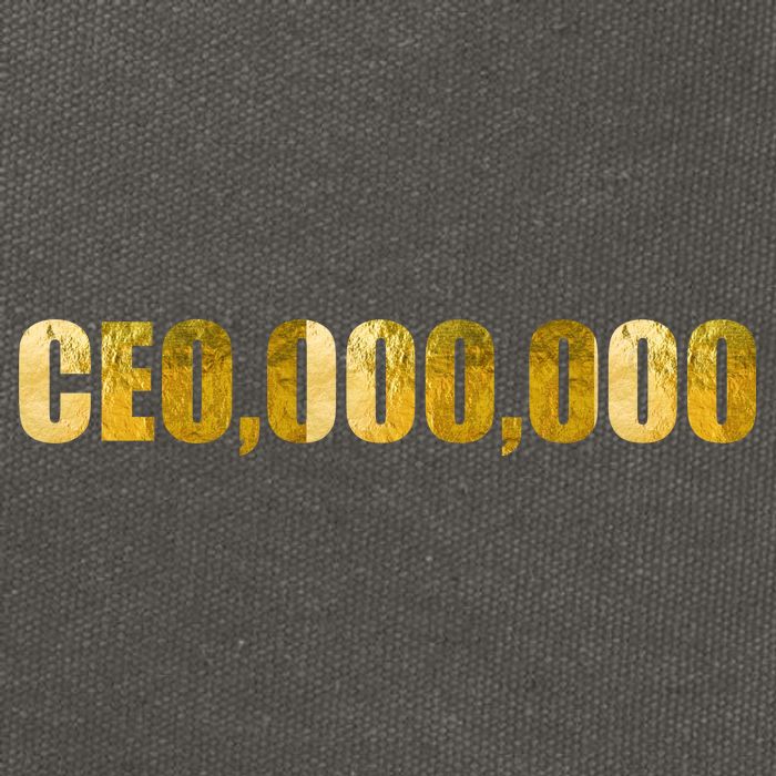 CEO,000,000 Entrepreneur Limited Edition Cotton Canvas Backpack