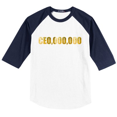 CEO,000,000 Entrepreneur Limited Edition Baseball Sleeve Shirt