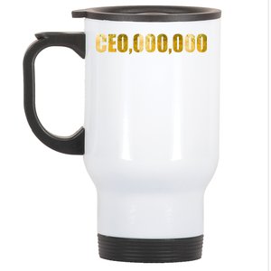 CEO,000,000 Entrepreneur Limited Edition Stainless Steel Travel Mug