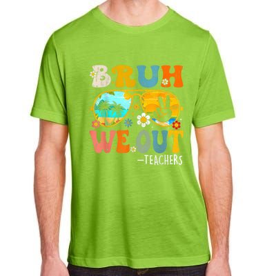 Cute End Of School Year Teacher Summer Bruh We Out Teachers Adult ChromaSoft Performance T-Shirt