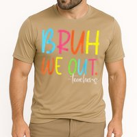 Cute End Of School Year Teacher Summer Bruh We Out Teachers Cooling Performance Crew T-Shirt