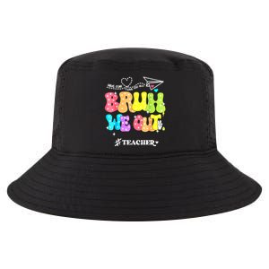 Cute End Of School Year Groovy Summer Bruh We Out Teachers Gift Cool Comfort Performance Bucket Hat