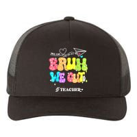 Cute End Of School Year Groovy Summer Bruh We Out Teachers Gift Yupoong Adult 5-Panel Trucker Hat