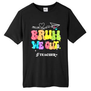 Cute End Of School Year Groovy Summer Bruh We Out Teachers Gift Tall Fusion ChromaSoft Performance T-Shirt