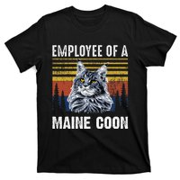 Cat Employee Of A Mine Coon T-Shirt