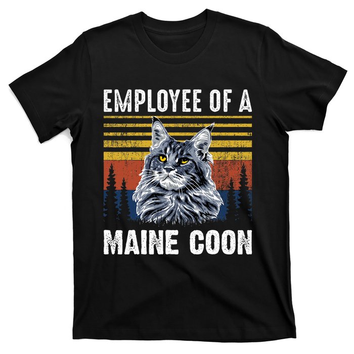 Cat Employee Of A Mine Coon T-Shirt