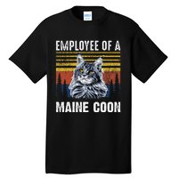 Cat Employee Of A Mine Coon Tall T-Shirt