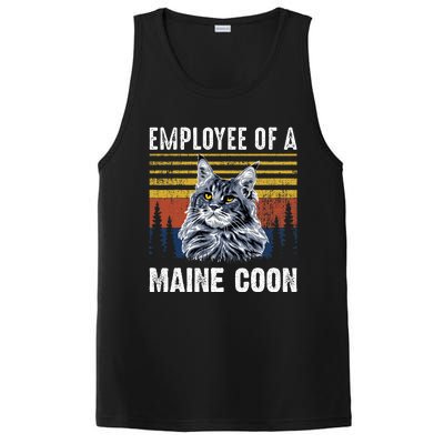 Cat Employee Of A Mine Coon PosiCharge Competitor Tank