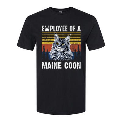 Cat Employee Of A Mine Coon Softstyle CVC T-Shirt