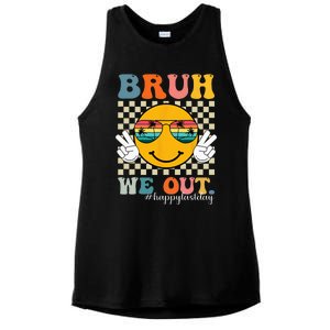 Cute End Of School Year Teacher Summer Bruh We Out Teachers Ladies PosiCharge Tri-Blend Wicking Tank