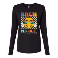 Cute End Of School Year Teacher Summer Bruh We Out Teachers Womens Cotton Relaxed Long Sleeve T-Shirt