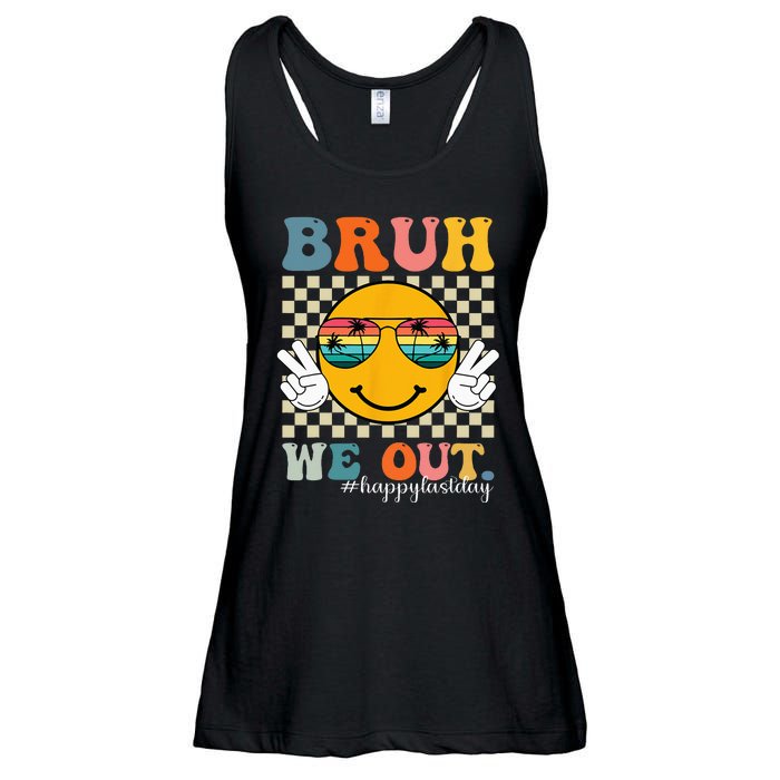 Cute End Of School Year Teacher Summer Bruh We Out Teachers Ladies Essential Flowy Tank