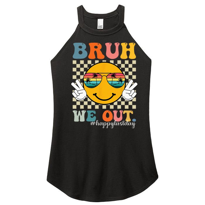 Cute End Of School Year Teacher Summer Bruh We Out Teachers Women's Perfect Tri Rocker Tank