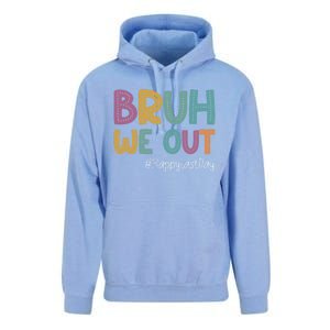 Cute End Of School Year Teacher Summer Bruh We Out Teachers Gift Unisex Surf Hoodie