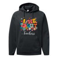 Cute End Of School Year Teacher Summer Bruh We Out Teachers Performance Fleece Hoodie