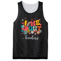 Cute End Of School Year Teacher Summer Bruh We Out Teachers Mesh Reversible Basketball Jersey Tank