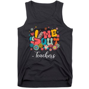 Cute End Of School Year Teacher Summer Bruh We Out Teachers Tank Top